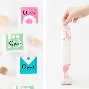 Qpack 便利なポケットサイズのポリ袋パック
